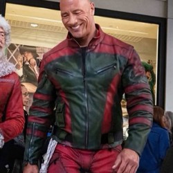 Dwayne Johnson Red One Real Leather Jacket Dwayne Johnson Red One Real Leather Jacket