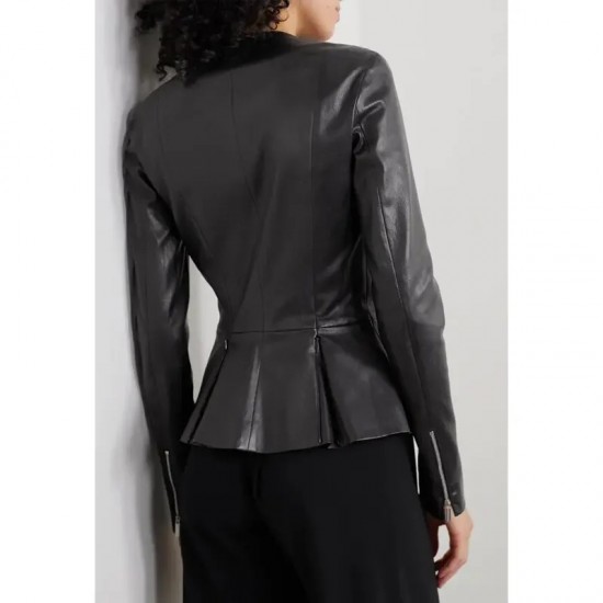 Dynasty Season 4 Elizabeth Gillies Leather Jacket Dynasty Season 4 Elizabeth Gillies Leather Jacket