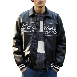 Ed Hardy 1971 Leather Jacket