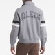 Edmonton Oilers Heather Gray Striped Fleece Jacket Edmonton Oilers Heather Gray Striped Fleece Jacket