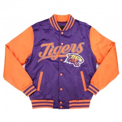 Edward Waters Tigers Purple and Orange Jacket