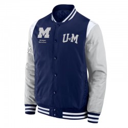 Elements Elite Michigan Wolverines Navy Jacket