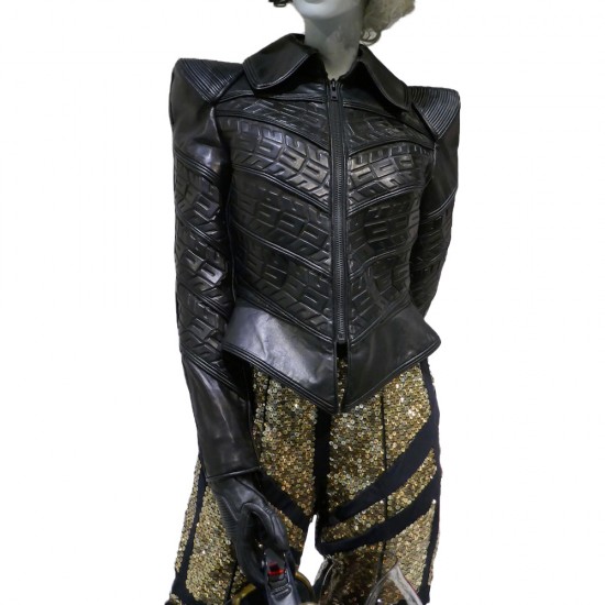 Emma Stone Cruella Leather Jacket Emma Stone Cruella Leather Jacket