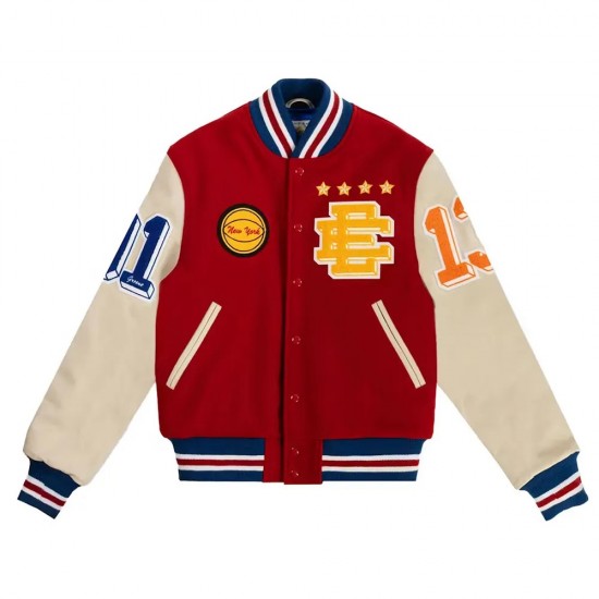 Eric Emanuel Letterman Wool/Leather Jacket Eric Emanuel Letterman Wool/Leather Jacket