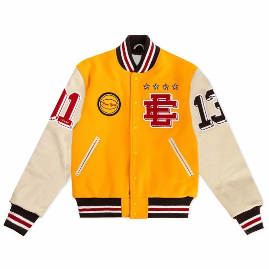 Eric Emanuel Letterman Wool/Leather Jacket Eric Emanuel Letterman Wool/Leather Jacket