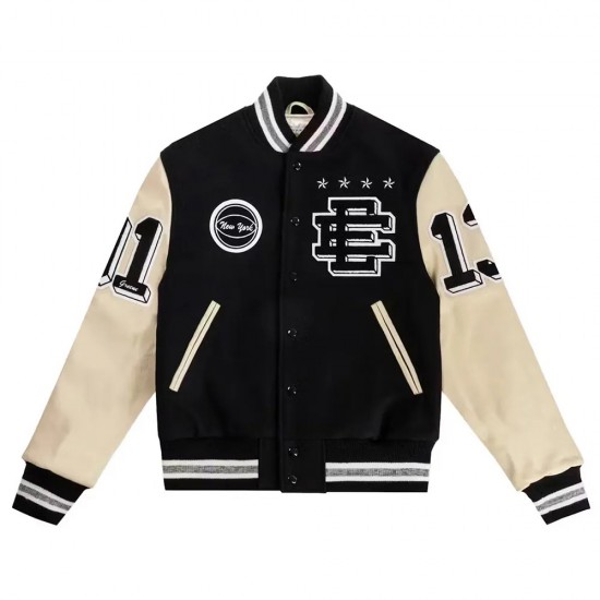 Eric Emanuel Letterman Wool/Leather Jacket Eric Emanuel Letterman Wool/Leather Jacket
