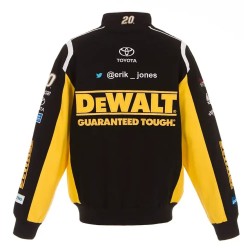 Erik Jones Dewalt Nascar Cotton Jacket Erik Jones Dewalt Nascar Cotton Jacket