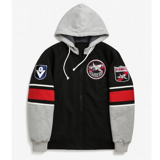 Essendon Bombers 2000 Hooded Jacket Essendon Bombers 2000 Hooded Jacket