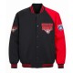 Essendon Bombers Black and Red Varsity Fleece Jacket Essendon Bombers Black and Red Varsity Fleece Jacket