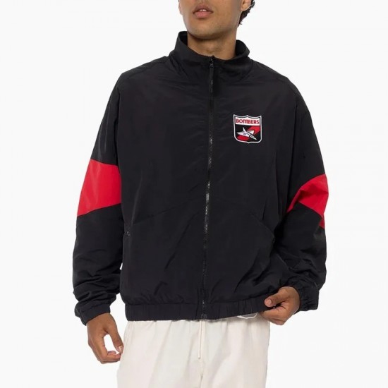 Essendon Bombers Black Intercept Track Jacket