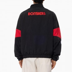 Essendon Bombers Black Intercept Track Jacket Essendon Bombers Black Intercept Track Jacket