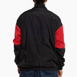 Essendon Bombers Black Throwback Pullover Windbreaker Jacket Essendon Bombers Black Throwback Pullover Windbreaker Jacket