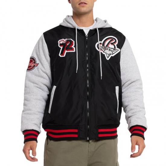 Essendon Bombers Patchwork Hooded Jacket