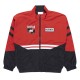 Essendon Bombers Red and Black Full-Zip Track Jacket Essendon Bombers Red and Black Full-Zip Track Jacket