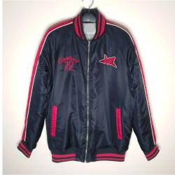 Essendon Bombers Retro Bomber Navy Satin Jacket