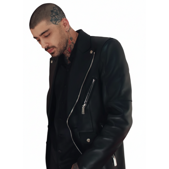 JISOO x ZAYN Eyes Closed Zayn Malik Black Leather Jacket JISOO x ZAYN Eyes Closed Zayn Malik Black Leather Jacket