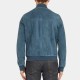 F1 The Movie Sonny Hayes Blue Bomber Suede Jacket F1 The Movie Sonny Hayes Blue Bomber Suede Jacket
