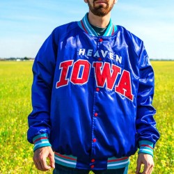 Fall Out Boy Iowa Cubs Heaven Iowa Satin Jacket