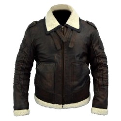 Fallout 4 Bomber Shearling Leather Jacket Fallout 4 Bomber Shearling Leather Jacket