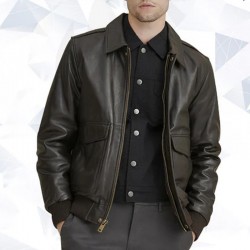 FBI Season 7 Stuart Scola Full-Zip Brown Leather Jacket FBI Season 7 Stuart Scola Full-Zip Brown Leather Jacket