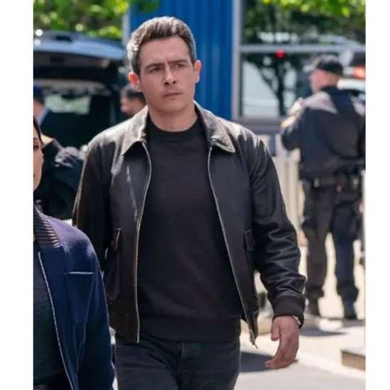 FBI Season 7 Stuart Scola Full-Zip Brown Leather Jacket FBI Season 7 Stuart Scola Full-Zip Brown Leather Jacket