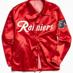 Field Flannels Seattle Rainiers Satin Windbreaker