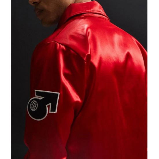 Field Flannels Seattle Rainiers Satin Windbreaker