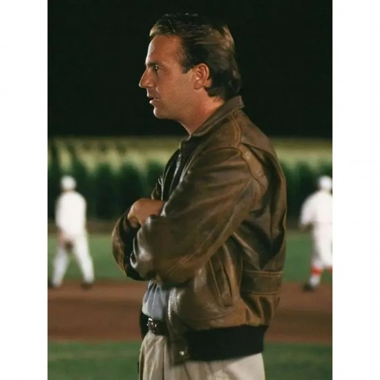 Field of Dreams Kevin Costner Leather Jacket Field of Dreams Kevin Costner Leather Jacket