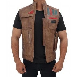 Finn The Rise of Skywalker Leather Vest
