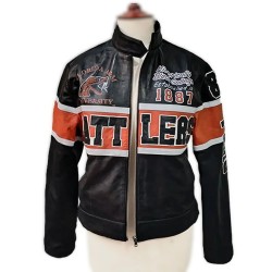 Florida A&M University Leather Racing Jacket Florida A&M University Leather Racing Jacket