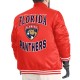 Florida Panthers Adaptive Bold Logo Varsity Satin Jacket