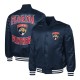 Florida Panthers Adaptive Bold Logo Varsity Satin Jacket