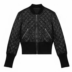 Fool Me Once Michelle Keegan Quilted Leather Jacket
