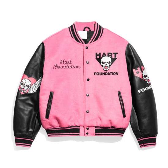 Foundation Bret Hart Varsity Jacket Foundation Bret Hart Varsity Jacket