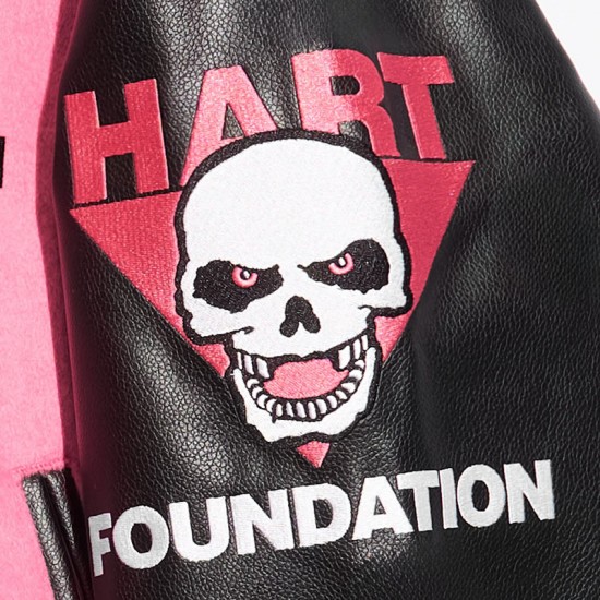 Foundation Bret Hart Varsity Jacket Foundation Bret Hart Varsity Jacket