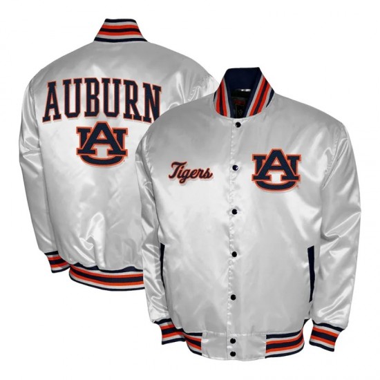 Franchise Club Auburn Tigers Satin Jacket Franchise Club Auburn Tigers Satin Jacket