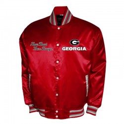 Franchise Club Georgia Bulldogs Satin Jacket 