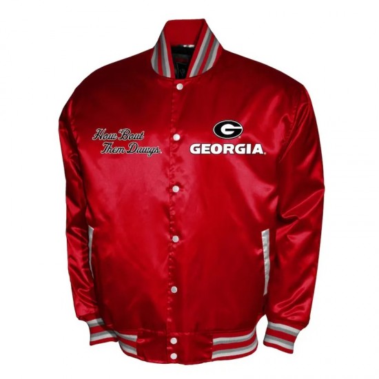 Franchise Club Georgia Bulldogs Satin Jacket Franchise Club Georgia Bulldogs Satin Jacket