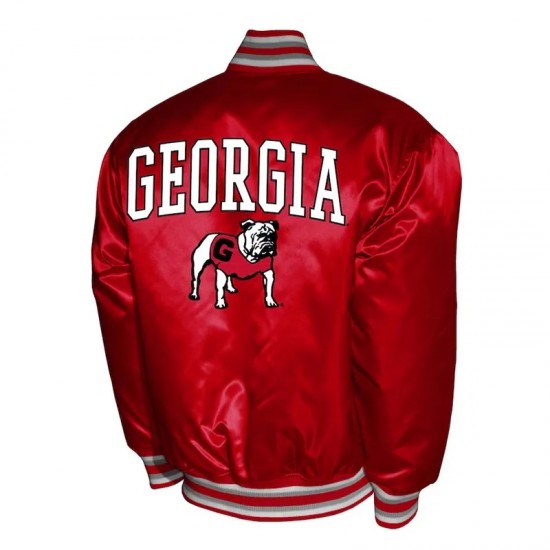 Franchise Club Georgia Bulldogs Satin Jacket Franchise Club Georgia Bulldogs Satin Jacket