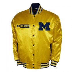 Franchise Club Michigan Wolverines Satin Jacket Franchise Club Michigan Wolverines Satin Jacket
