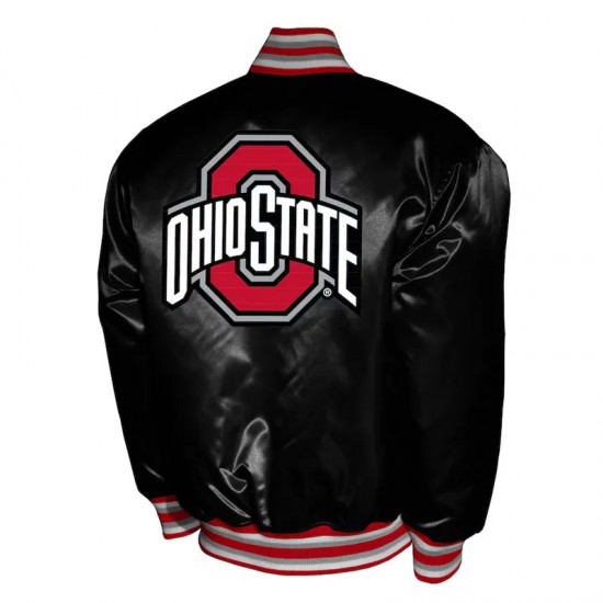 Franchise Club Ohio State Buckeyes Satin Jacket Franchise Club Ohio State Buckeyes Satin Jacket
