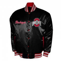 Franchise Club Ohio State Buckeyes Satin Jacket Franchise Club Ohio State Buckeyes Satin Jacket