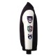 Fremantle Dockers Collegiate Black and White Varsity Jacket Fremantle Dockers Collegiate Black and White Varsity Jacket