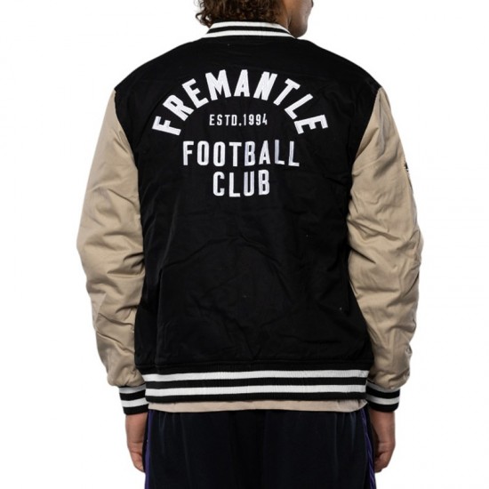 Fremantle Dockers Lock Up Varsity Cotton Jacket Fremantle Dockers Lock Up Varsity Cotton Jacket