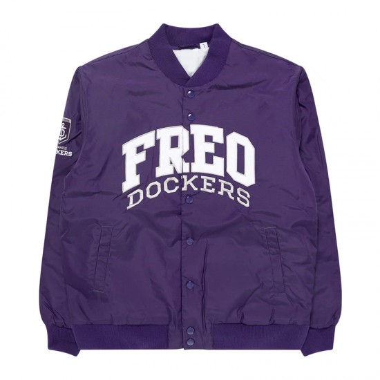 Fremantle Dockers Purple Bomber Jacket Fremantle Dockers Purple Bomber Jacket