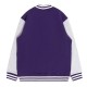 Fremantle Dockers Varsity Fleece Purple and Gray Jacket Fremantle Dockers Varsity Fleece Purple and Gray Jacket