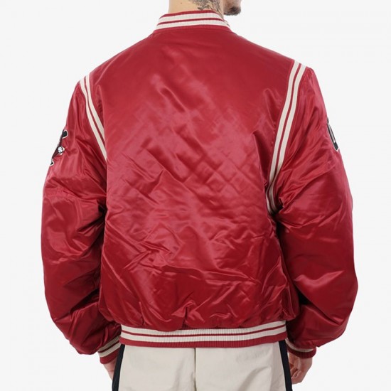 Fubu College Teddy Varsity Satin Jacket