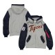 Full-Zip Heather Detroit Tigers Gray/Navy Hoodie Jacket