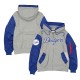 Full-Zip Heather LA Dodgers Gray/Royal Hoodie Jacket Full-Zip Heather LA Dodgers Gray/Royal Hoodie Jacket