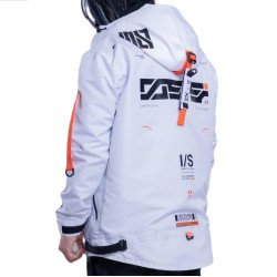 Futuristic Cyberpunk Techwear Jacket – White Waterproof Streetwear Coat Futuristic Cyberpunk Techwear Jacket – White Waterproof Streetwear Coat